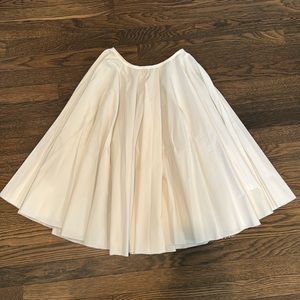 Prada A line White Skirt Size 38